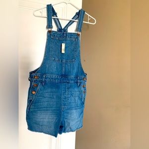 Madewell Denim Shortalls NWT SzM